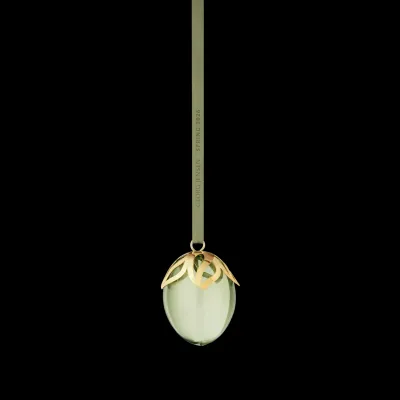 Spring 2026 18Kt Gold Plated Stainless Steel Glass Egg