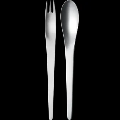 Arne Jacobsen Matte Stainless Steel Giftbox Serving Set (111,112)