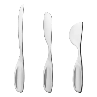 Alfredo Cheese Knives Stainless Steel 3 Pcs