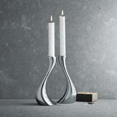 Cobra Candleholder Medium, Set Of Two