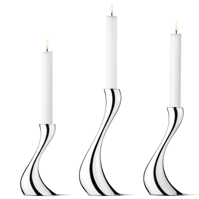 Cobra Candleholder Set  Of Three