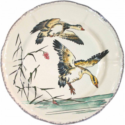 Grands Oiseaux Luncheon Plate Duck 10 1/4" Dia