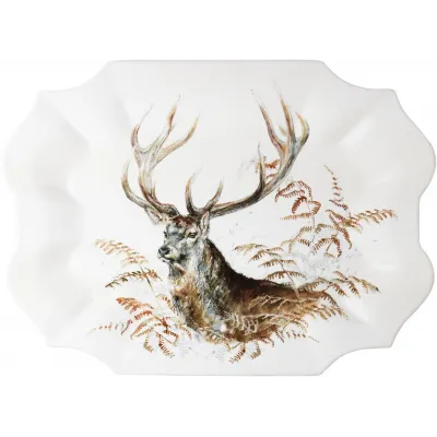 Sologne Serving Platter, Stag 17 3/4" x 14 3/16"