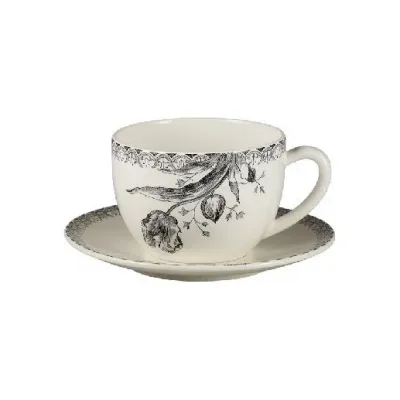 Tulipes Jumbo Cup & Saucer 11 oz - 7 1/2" dia