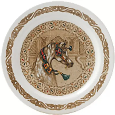 Chevaux Du Vent Set Of 2 Coasters 5 1/16" Dia