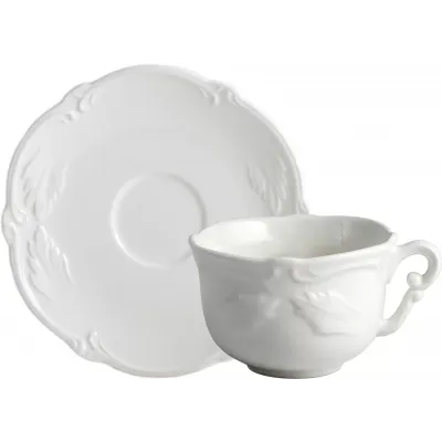 Rocaille Breakfast Cups & Saucers 13 1/2 oz - 7 1/4" dia Set of 2