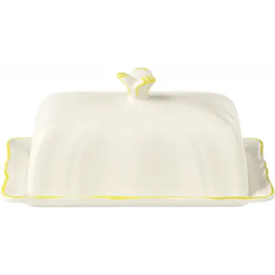 Filet Citron Butter Dish 7" x 5 5/16" - 3" H