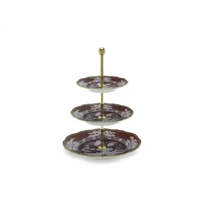 Oriente Italiano Castagna A.Doccia 3-Tier Stand Cm 26,5 In. 10,4