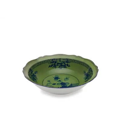 Oriente Italiano Malachite A.Doccia Round Deep Tray Cm 35 In. 13,8