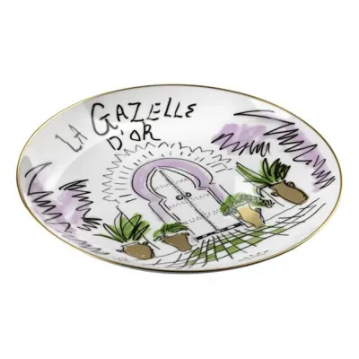 Profumi Luchino/La Gazelle D'Or Plate Cm 27 In. 10.6