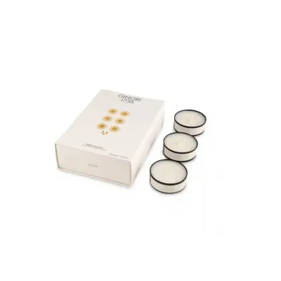 LCDC Gold White T Light Pack 12 pc