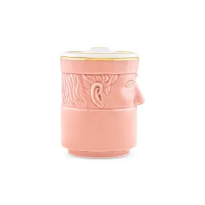 LCDC Collezione Il Seguace Candle Holder cm 12 in 3/4 Flamingo