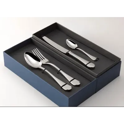 Flora Acciaio Inox Set 24 pc Table