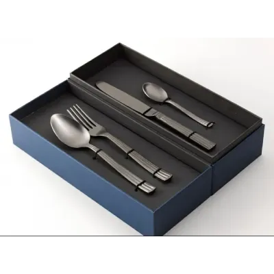 Diana Nero Spazzolato Set 24 pc Table