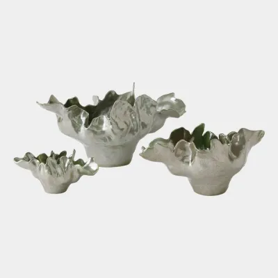 Meteor Silver Haze Bowl Large