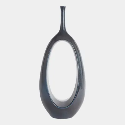Open Celestial Oval Ring Vase Large