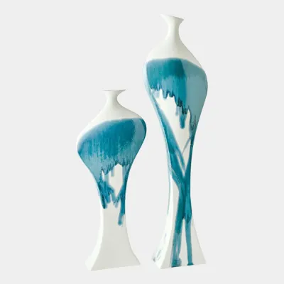 Joyner Lamb's Ear Bottle 31"H x 4"W x 9"D