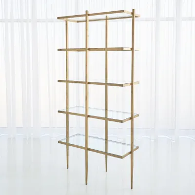 Laforge Etagere Antique Gold