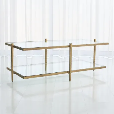 Laforge Cocktail Table Antique Gold