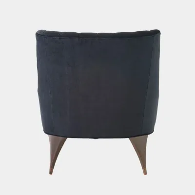 Duncan Black Velvet Chair