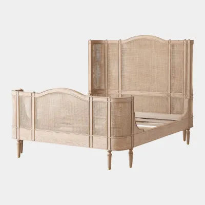 Josephine Bleached Oak Bed