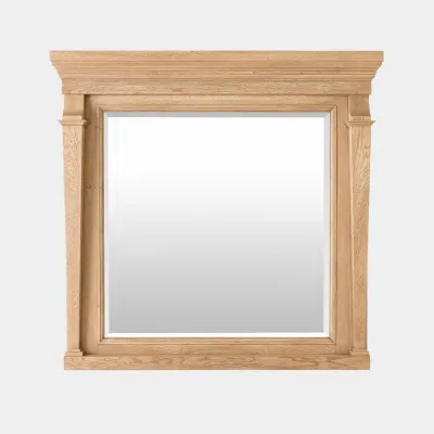 Josephine Bleached Oak Rectangular Mirror