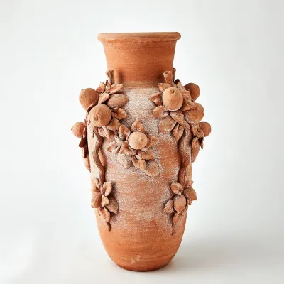Villa Limone Urn - Terracotta - Large