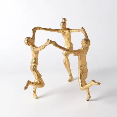 Children Sculpture Gold Leaf