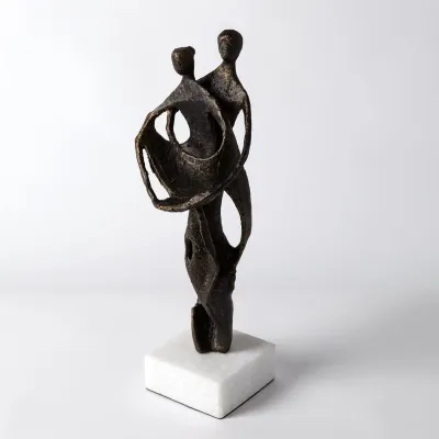 Husband and Wife Sculpture Bronze