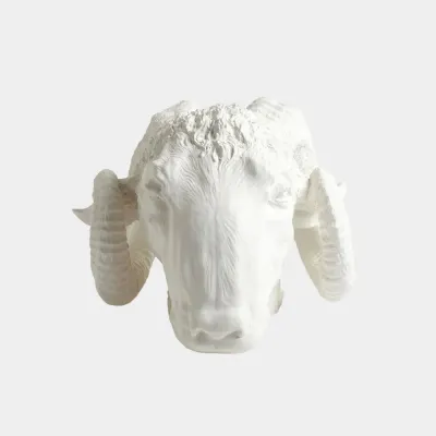 Capricorn Matte White Sculpture