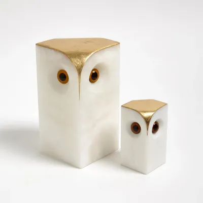 Alabaster Owl Large