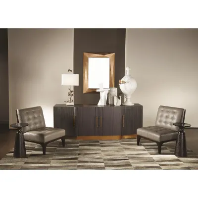 Angular Mirror Gold Leaf