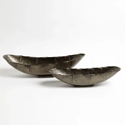 Larkin Bowl Antique Nickel Large