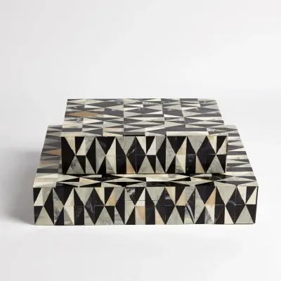 Brass Diamond Box Large