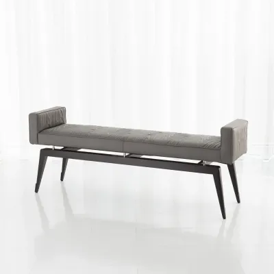Faux Bois City Bench Grey