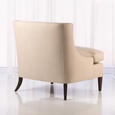 Severn Lounge Chair Beige Leather