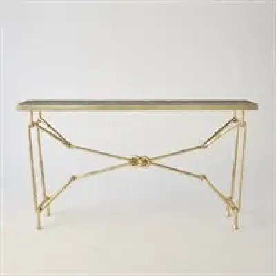 Love Knot Console Gold Leaf/Black