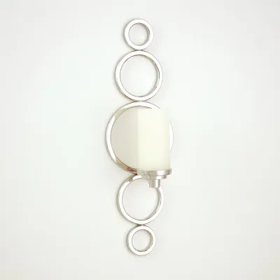 Progressive Ring Sconce Nickel