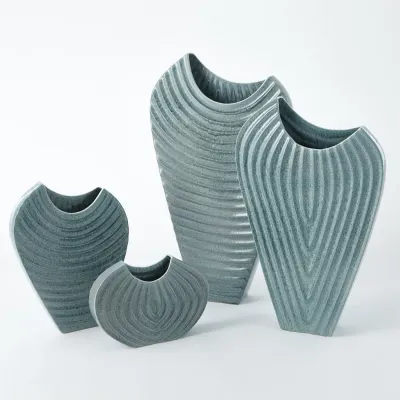 Ripple Vase Azure Medium