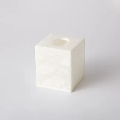 Alabaster Tissue Box