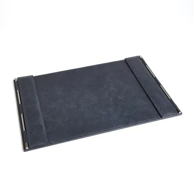 Flap Desk Blotter Blue Wash