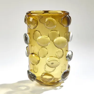 Rondelle Vase Amber Large
