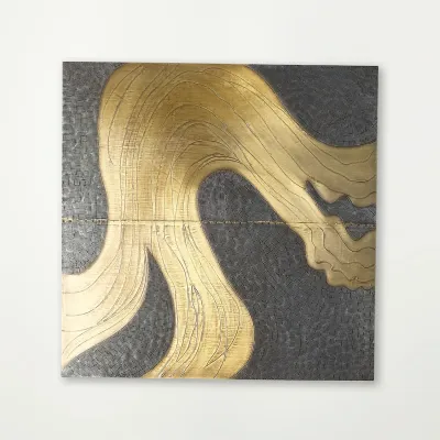 Currents Wall Panel Brass/Bronze B