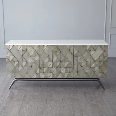 Triangle Cabinet Silver
