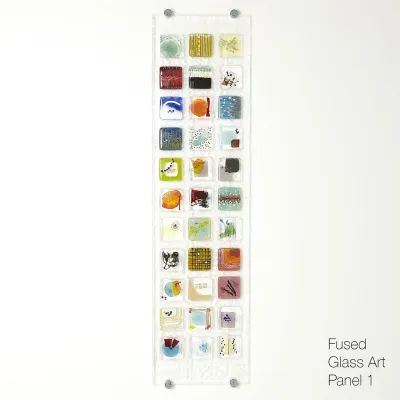 Fused Glass Art Panel 1