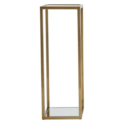 Escher Pedestal/Planter Brass Large