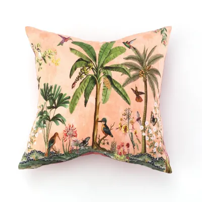 Tropical Palm Tree Pillow