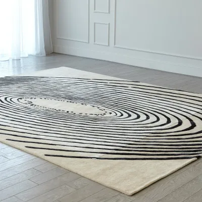 Concentric Circles Rug Fawn