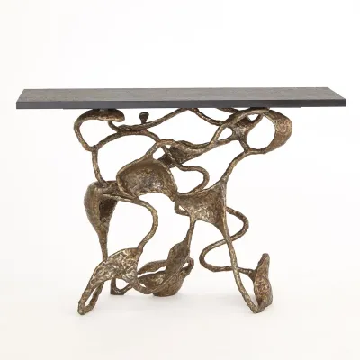 Drift Console Faux Bronze