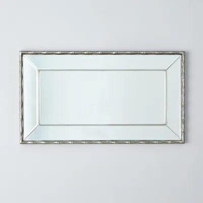 Bamboo Mirror Antique Nickel